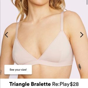 Triangle bralette